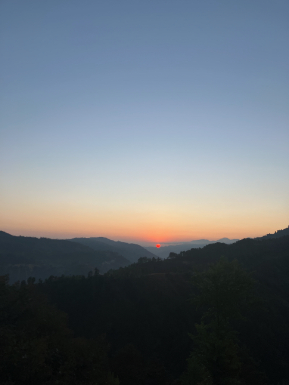 Sunrise at Balthali Village Resort